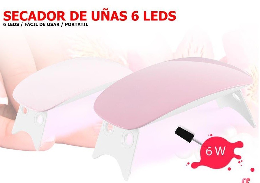 Secador de Uñas 6 Leds